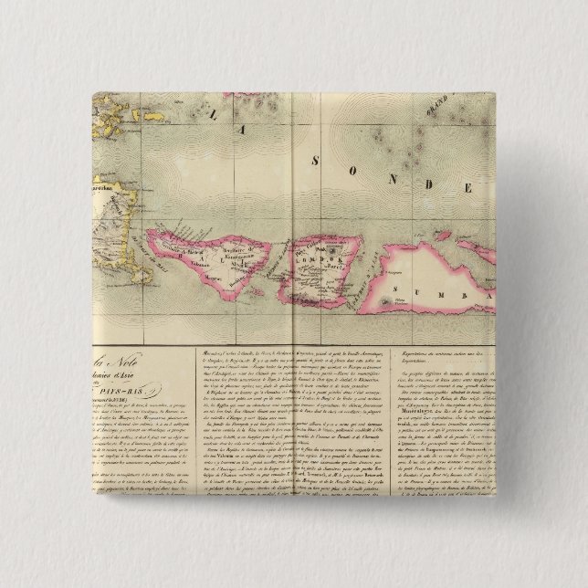 Chapa Cuadrada Java Oceanía no 27 (Anverso)