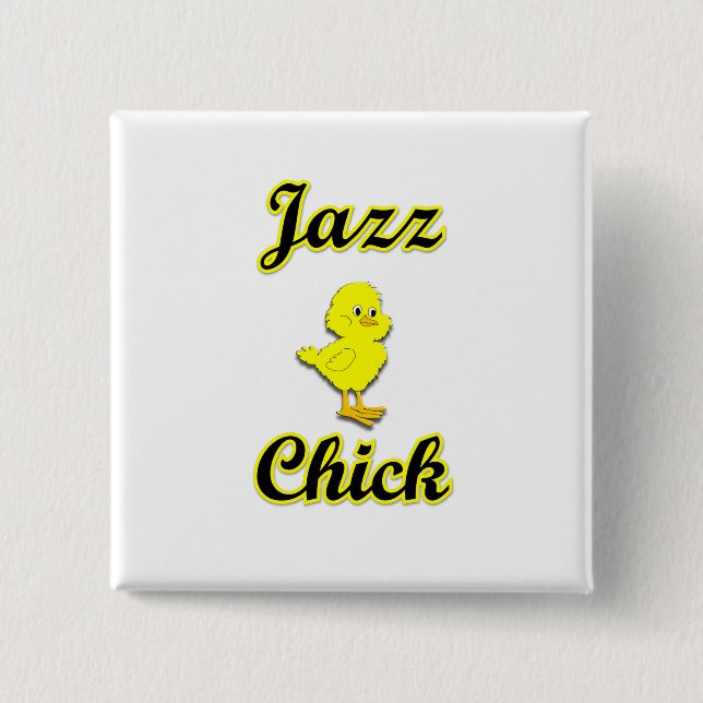 Chapa Cuadrada Jazz Chick (Anverso)
