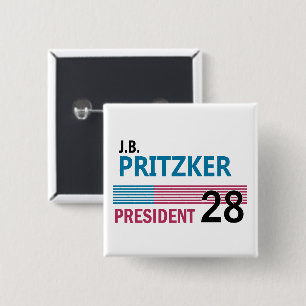 Chapa Cuadrada JB Pritzker 2028