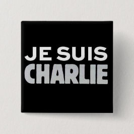 Chapa Cuadrada Je Suis Charlie