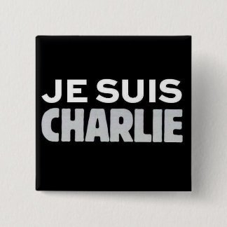 Chapa Cuadrada Je Suis Charlie