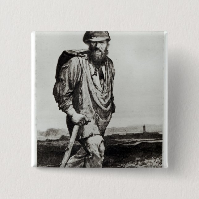 Chapa Cuadrada Jean Valjean (Anverso)