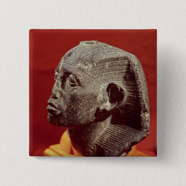 Chapa Cuadrada Jefe de Sesostris III, de Medamud cerca (Anverso)