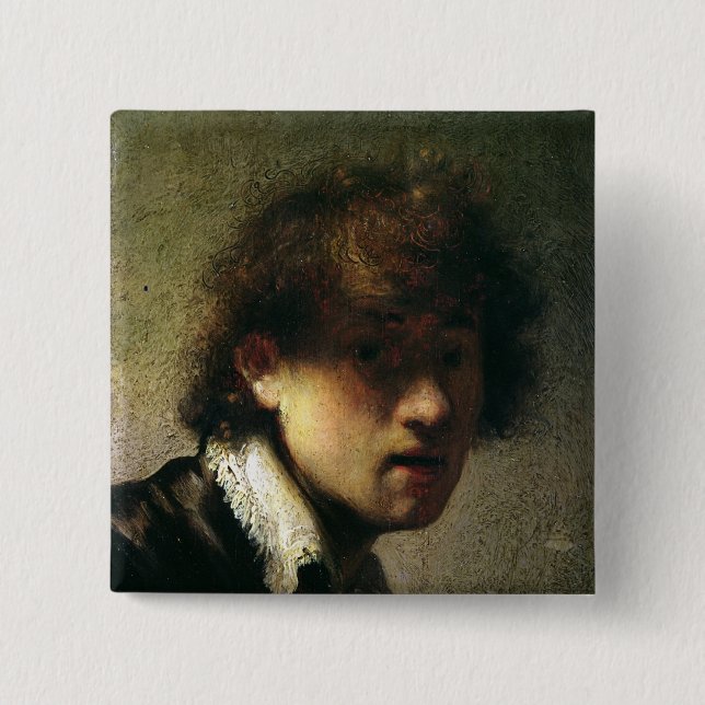 Chapa Cuadrada Jefe de un hombre joven o de un autorretrato, 1629 (Anverso)