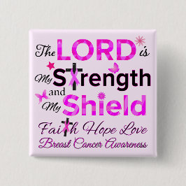 Chapa Cuadrada JEHOVAH es mi fuerza