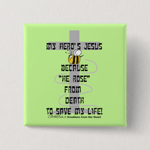 Chapa Cuadrada Jesús del héroe