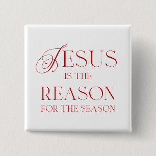 Chapa Cuadrada Jesús Es La Razón De La Temporada