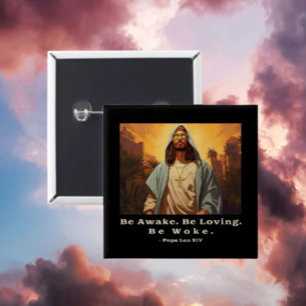 Chapa Cuadrada Jesús Moderno - *Despierta. Sé Amador. Despertar.*