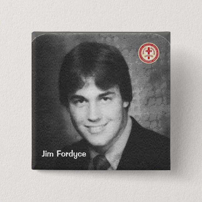 Chapa Cuadrada Jim Fordyce (Anverso)