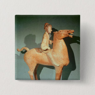 Chapa Cuadrada Jinete, de Xianyang, Shaanxi