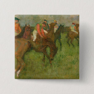 Chapa Cuadrada Jinetes de Edgar Degas el  , 1886-90