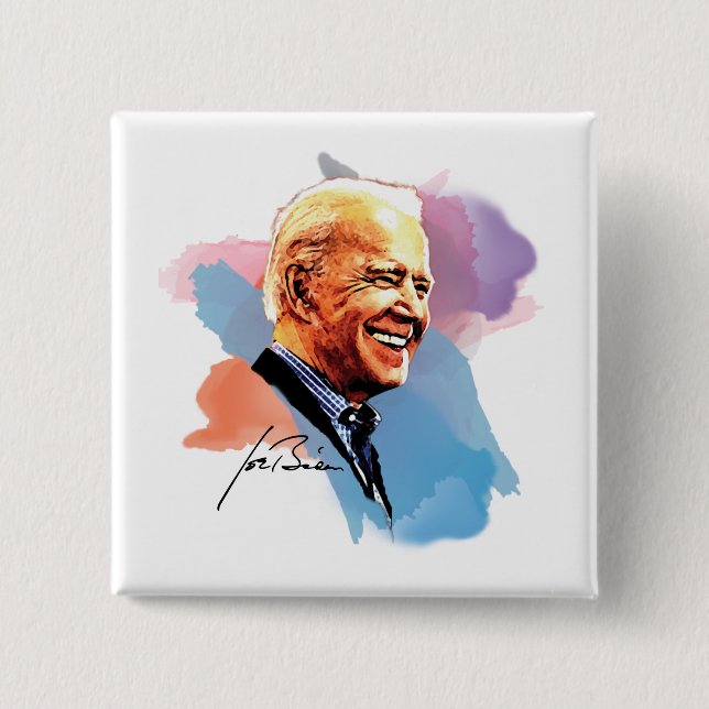 Chapa Cuadrada Joe Biden Kamala Harris 2020 (Anverso)