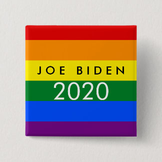 Chapa Cuadrada Joe Biden para presidente 2020