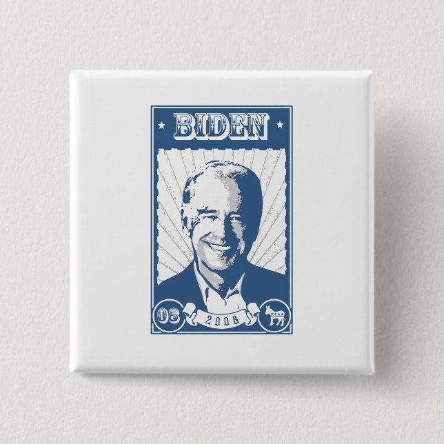 CHAPA CUADRADA JOE BIDEN POSTER (Anverso)