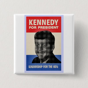 Chapa Cuadrada John F. Kennedy