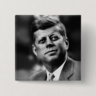 Chapa Cuadrada John F Kennedy Presidente
