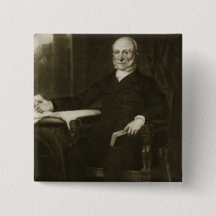 Chapa Cuadrada John Quincy Adams, 6to presidente del Sta unido