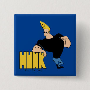 Chapa Cuadrada Johnny Bravo - Hunk