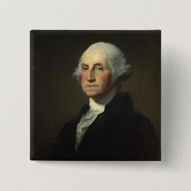 Chapa Cuadrada Jorge Washington (Anverso)