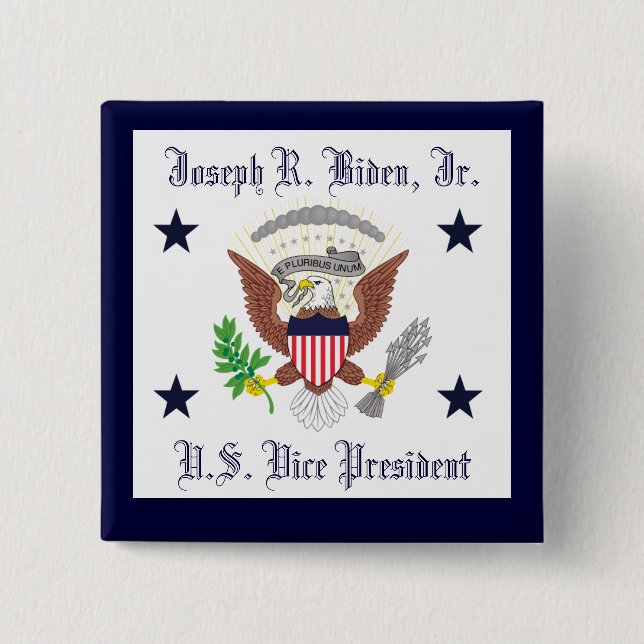 Chapa Cuadrada José R. Biden, Jr. (Anverso)