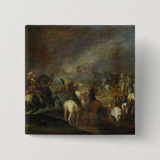 Chapa Cuadrada Joshua en las paredes de Jericó (Anverso)