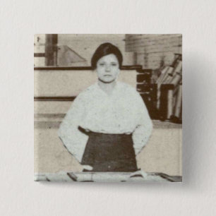 Chapa Cuadrada Jovita Idar Chicana Tejana Periodista de Sufragio