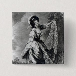 Chapa Cuadrada Juana Baccelli, grabado por Juan Jones