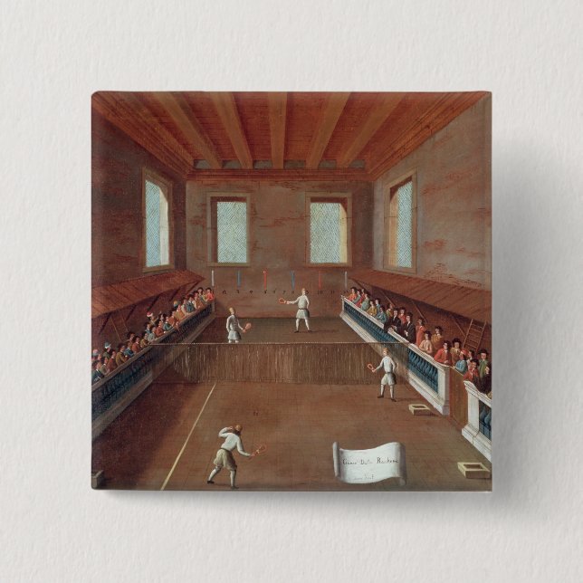 Chapa Cuadrada Juego de estafas (Anverso)