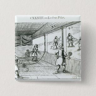 Chapa Cuadrada Juego de pelota