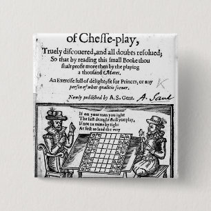 Chapa Cuadrada Juego del ajedrez famoso, 1614