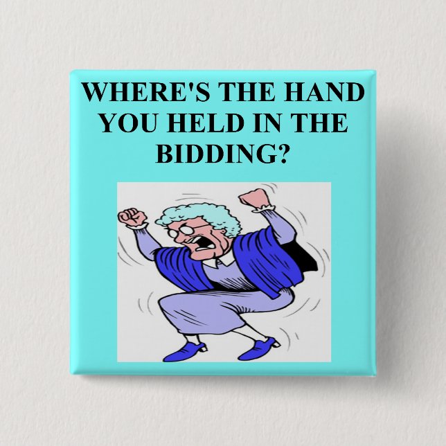 Chapa Cuadrada jugador duplicado del juego del puente (Anverso)