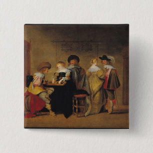 Chapa Cuadrada Jugadores del backgammon