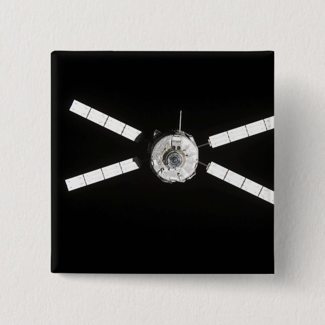 Chapa Cuadrada Jules Verne ATV (Anverso)