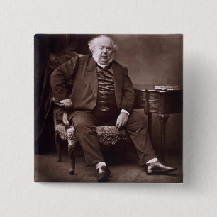 Chapa Cuadrada Julio Janin (1804-74), de 'Galerie Contemporaine