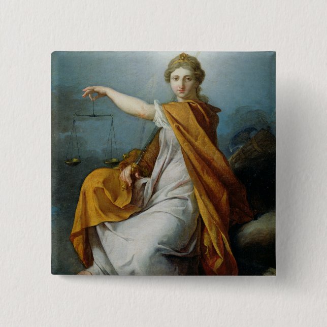 Chapa Cuadrada Justicia (Anverso)