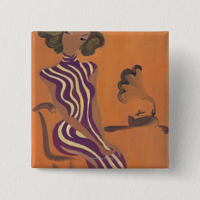 Chapa Cuadrada Juventud floreciente No.8 (Anverso)