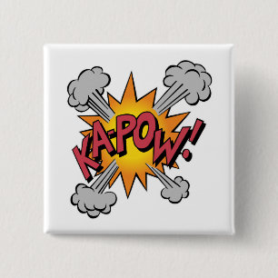 Chapa Cuadrada ¡KA-POW! Gráfico del cómic