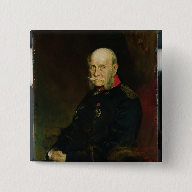 Chapa Cuadrada Kaiser Wilhelm I, 1888 (Anverso)