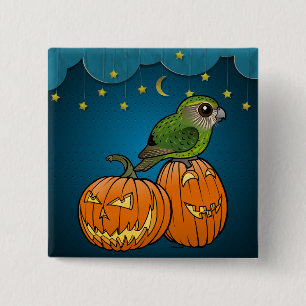 Chapa Cuadrada Kakapo Halloween
