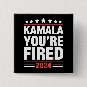 Chapa Cuadrada Kamala Fuera Kamala Harris 2024