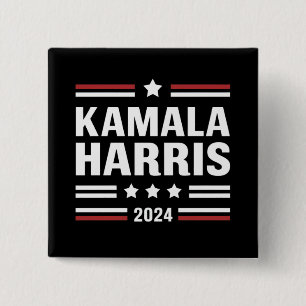 Chapa Cuadrada Kamala Harris para El Pueblo 2024 Presidente