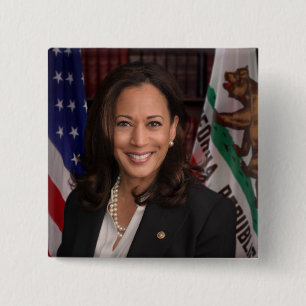 Chapa Cuadrada Kamala Harris Vicepresidente de los Estados Unidos