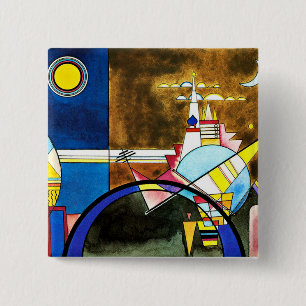 Chapa Cuadrada Kandinsky - La Gran Puerta de Kiev,