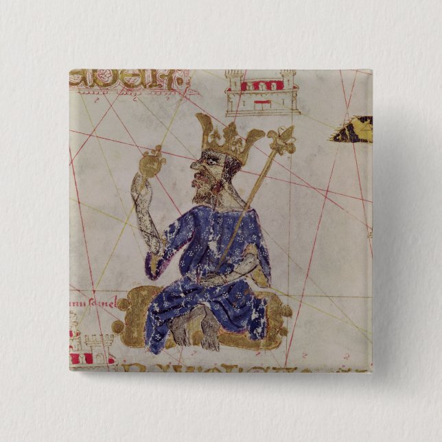 Chapa Cuadrada Kankou Mousa, rey de Malí (Anverso)