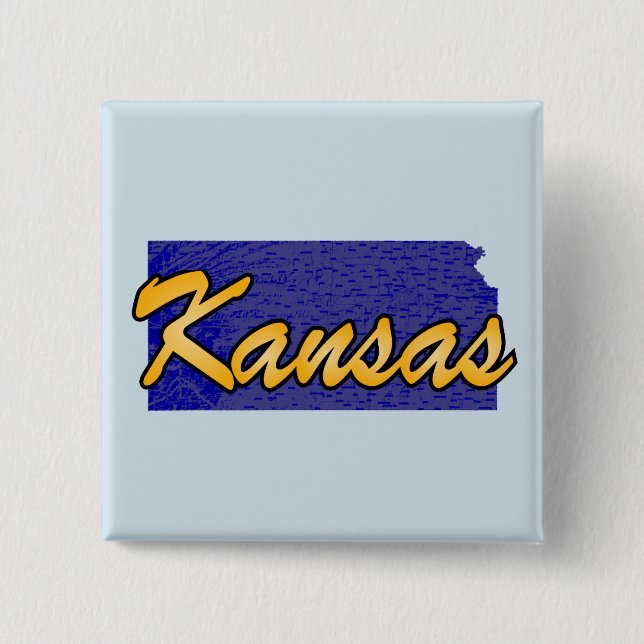 Chapa Cuadrada Kansas (Anverso)
