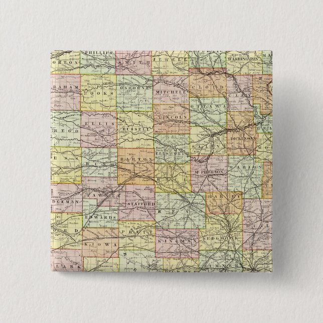 Chapa Cuadrada Kansas 2 (Anverso)