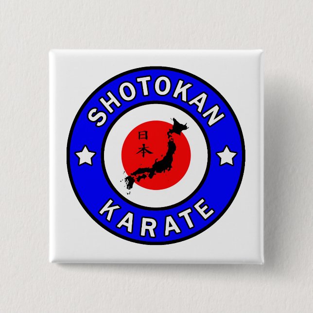 Chapa Cuadrada Karate de Shotokan (Anverso)