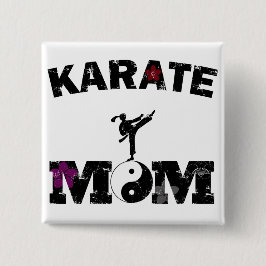 Chapa Cuadrada Karate MOM
