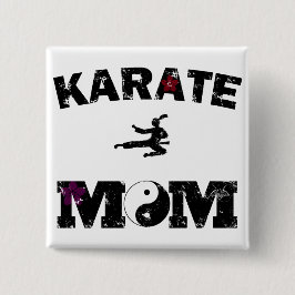 Chapa Cuadrada Karate MOM