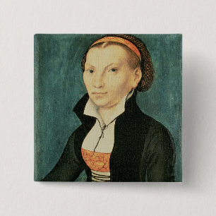 Chapa Cuadrada Katharina von Bora, futura esposa de Martin